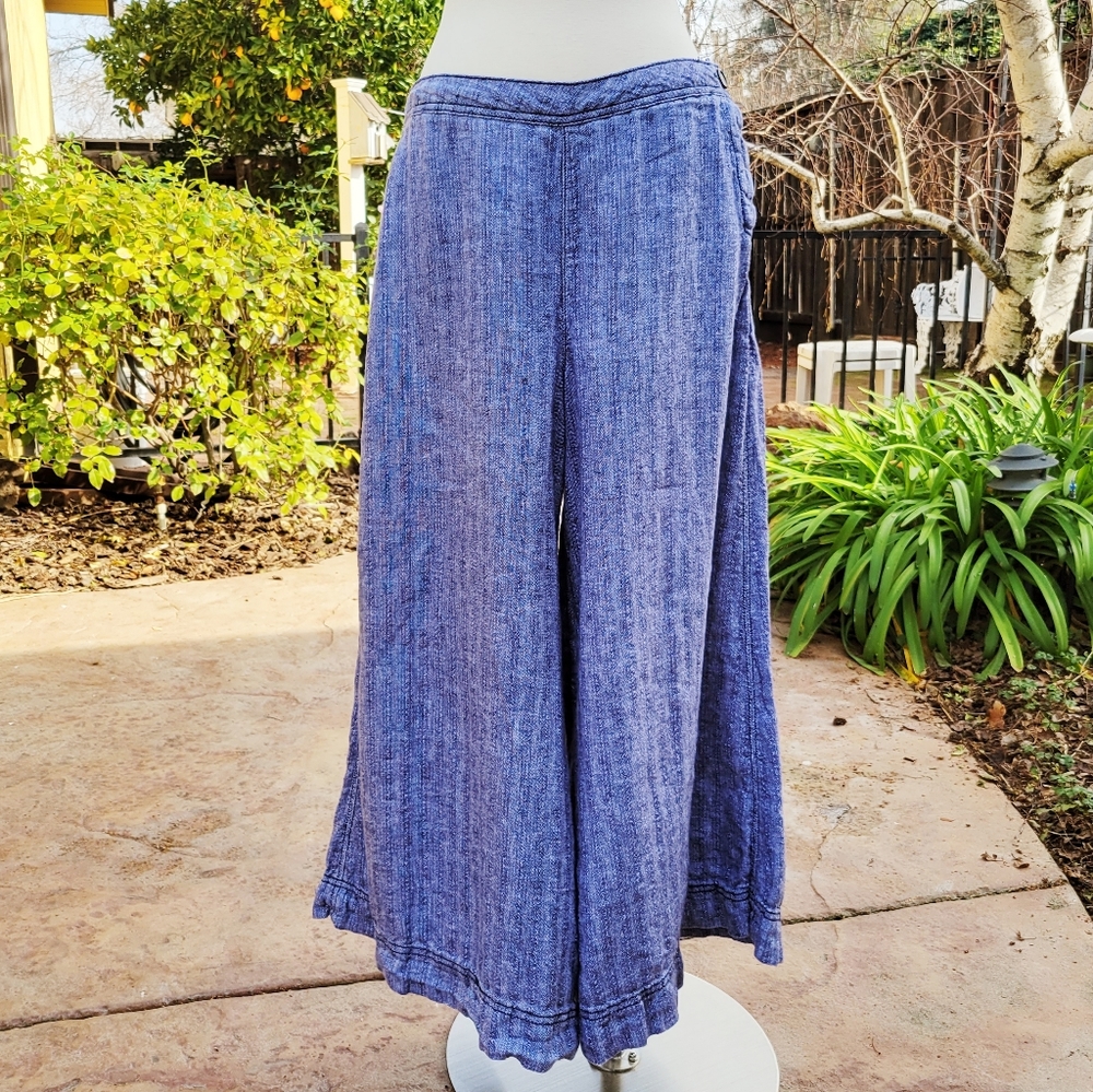 Free People | Linen Palazzo Pants